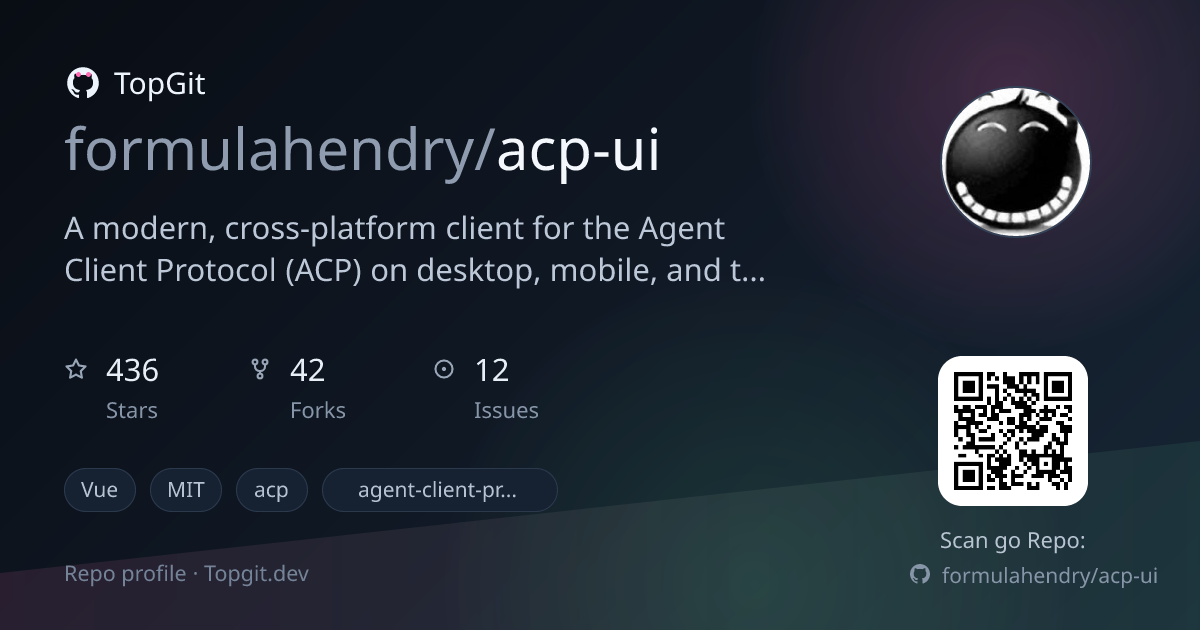 TopGit repo profile image for formulahendry/acp-ui
