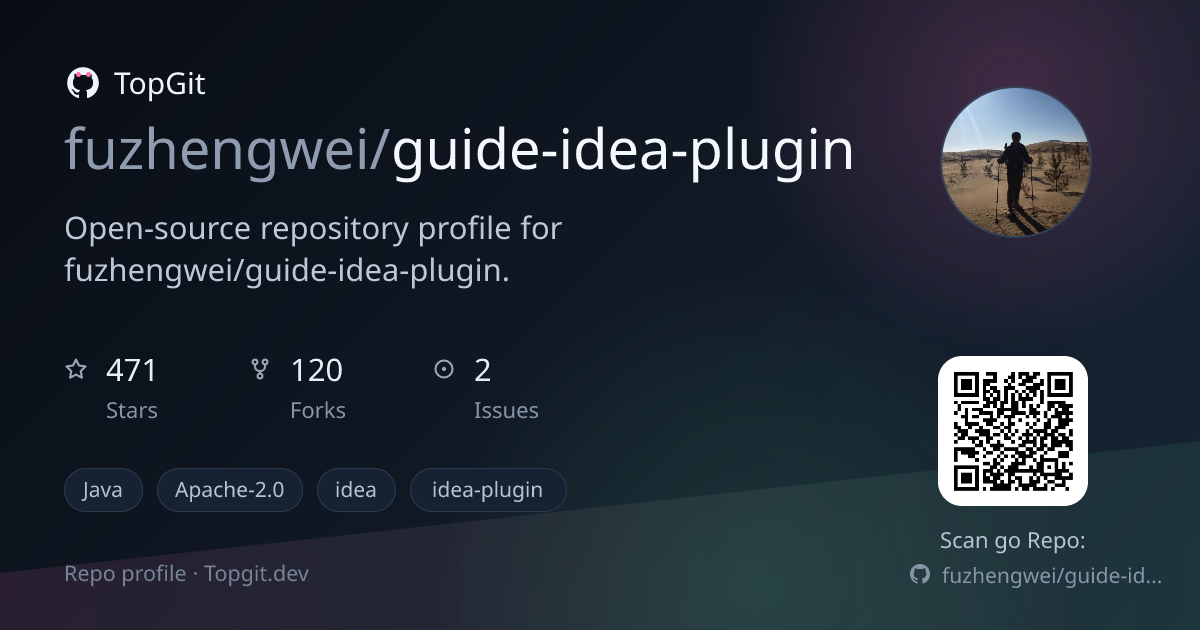 TopGit repo profile image for fuzhengwei/guide-idea-plugin