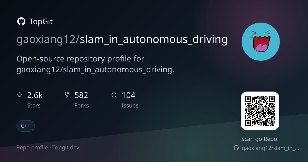 TopGit repo profile image for gaoxiang12/slam_in_autonomous_driving