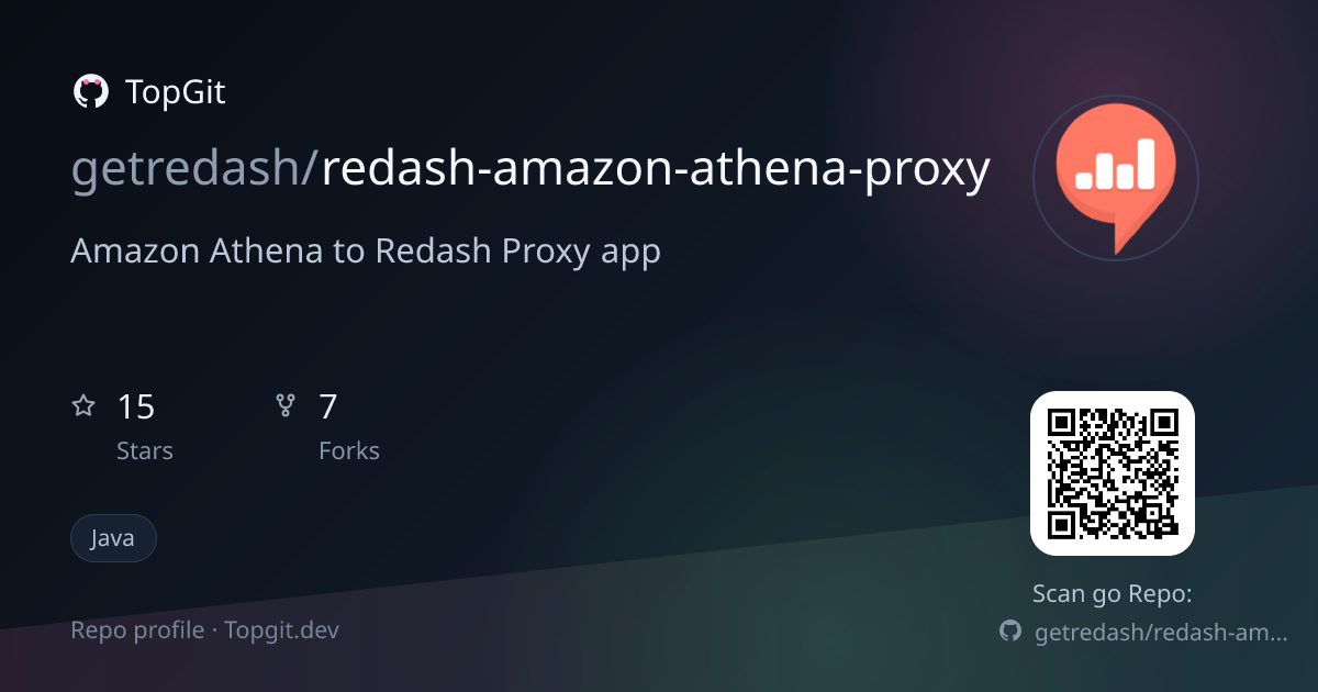 TopGit repo profile image for getredash/redash-amazon-athena-proxy