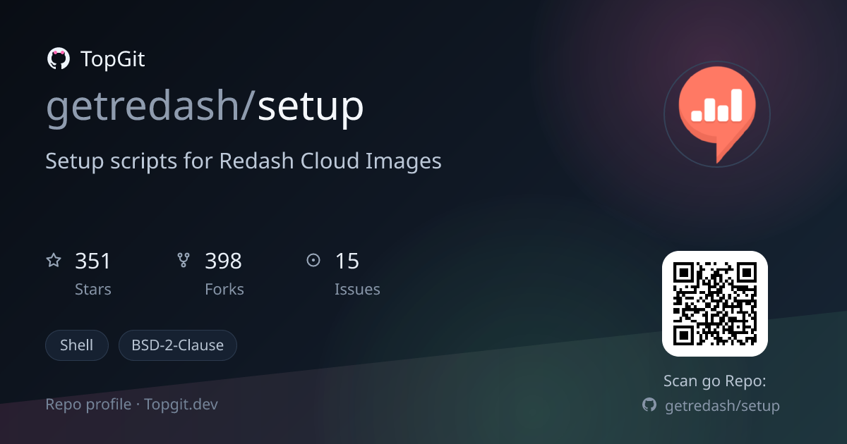 TopGit repo profile image for getredash/setup