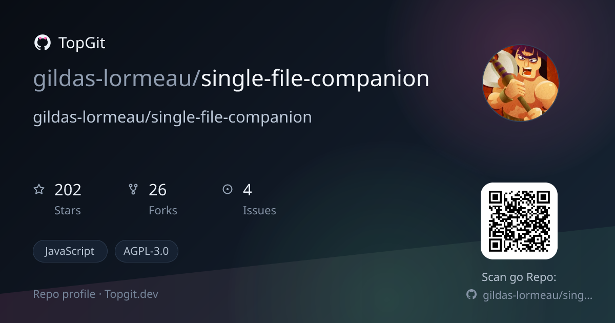 TopGit repo profile image for gildas-lormeau/single-file-companion