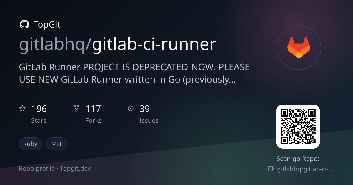 TopGit repo profile image for gitlabhq/gitlab-ci-runner