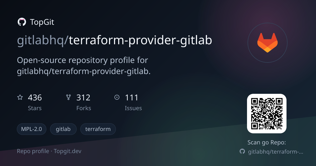 TopGit repo profile image for gitlabhq/terraform-provider-gitlab