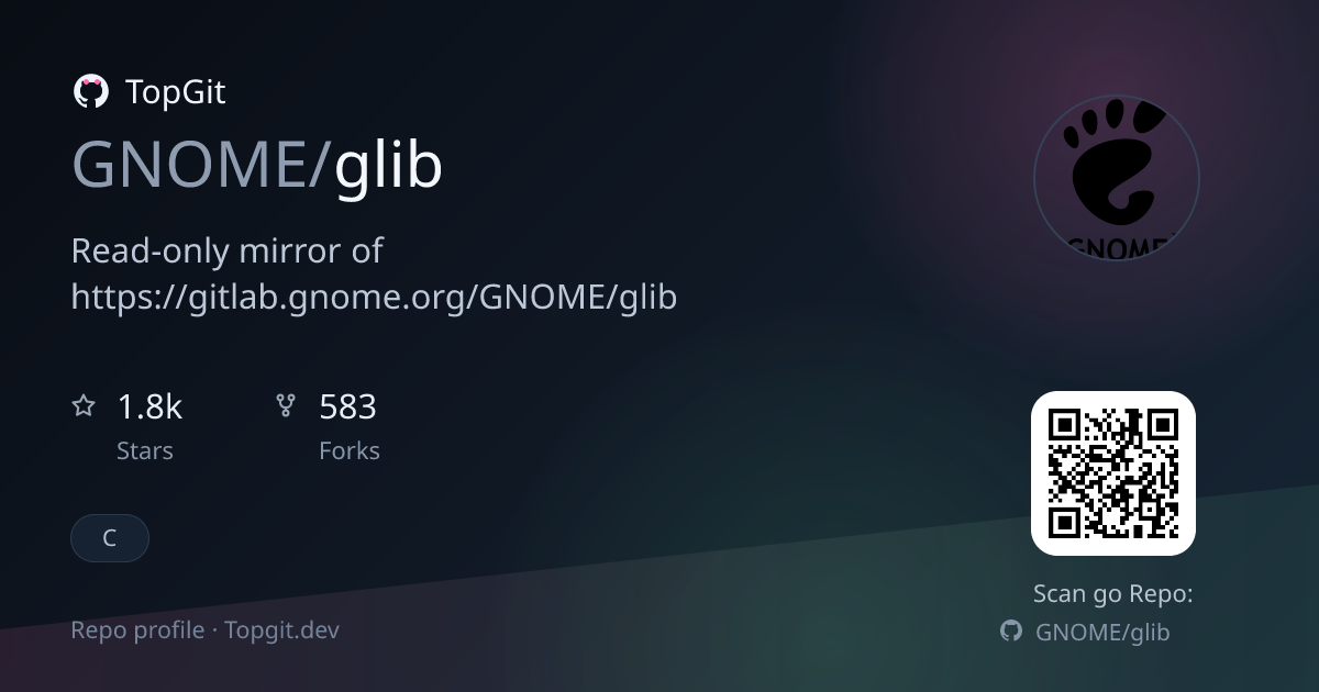 TopGit repo profile image for GNOME/glib