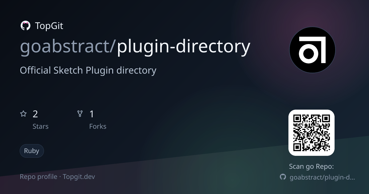 TopGit repo profile image for goabstract/plugin-directory
