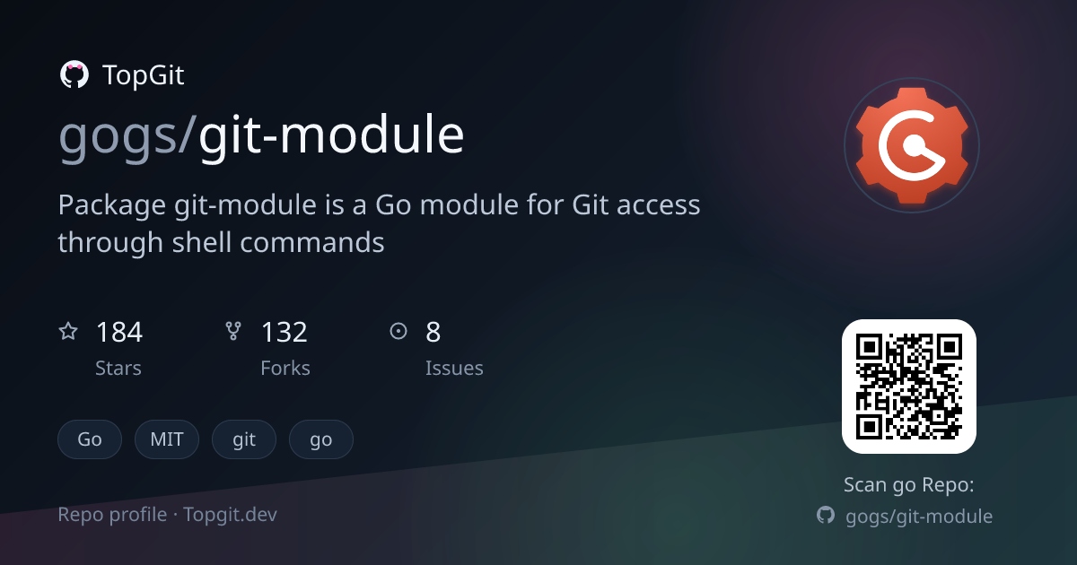 TopGit repo profile image for gogs/git-module