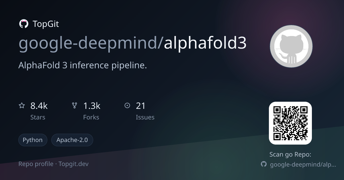 TopGit repo profile image for google-deepmind/alphafold3