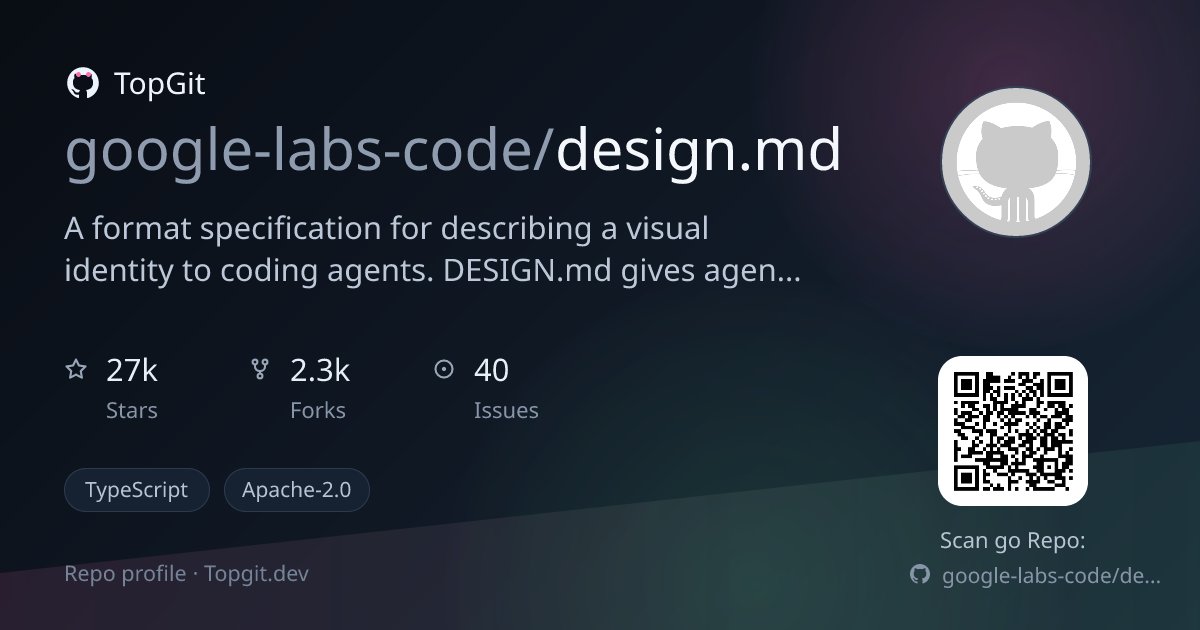 TopGit repo profile image for google-labs-code/design.md