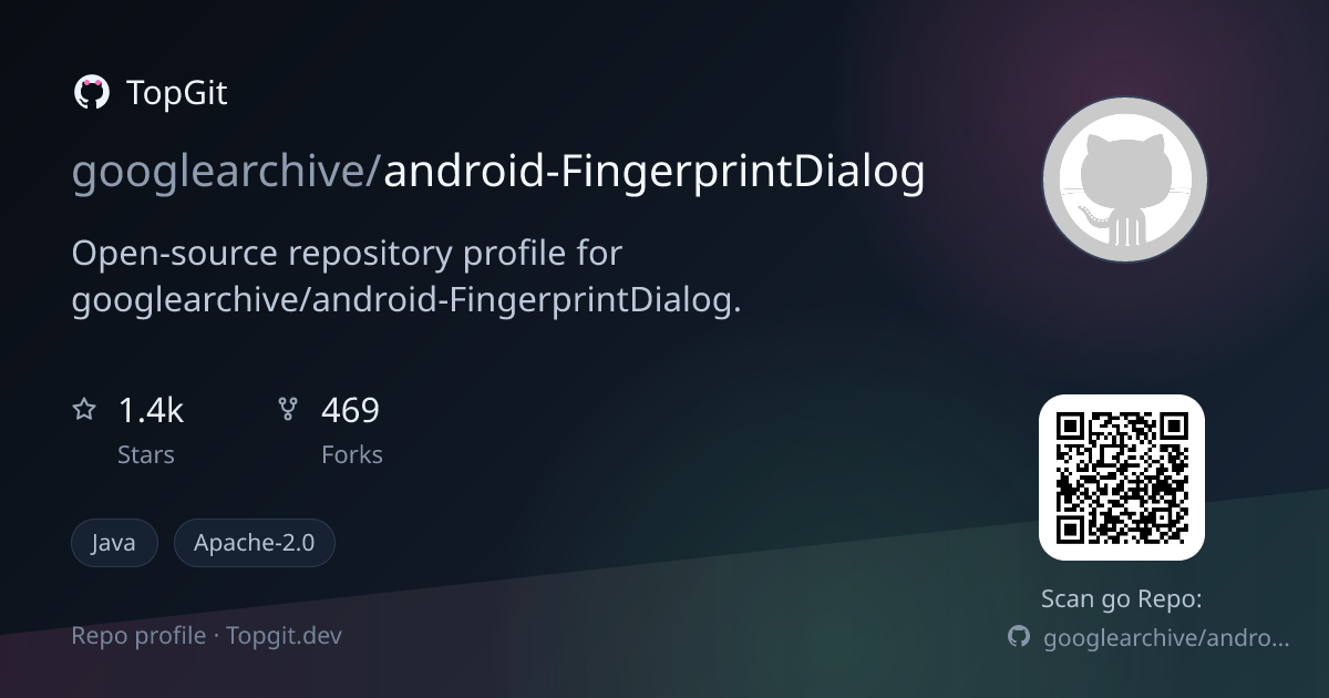 TopGit repo profile image for googlearchive/android-FingerprintDialog