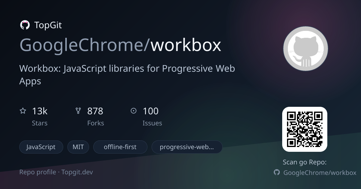 TopGit repo profile image for GoogleChrome/workbox