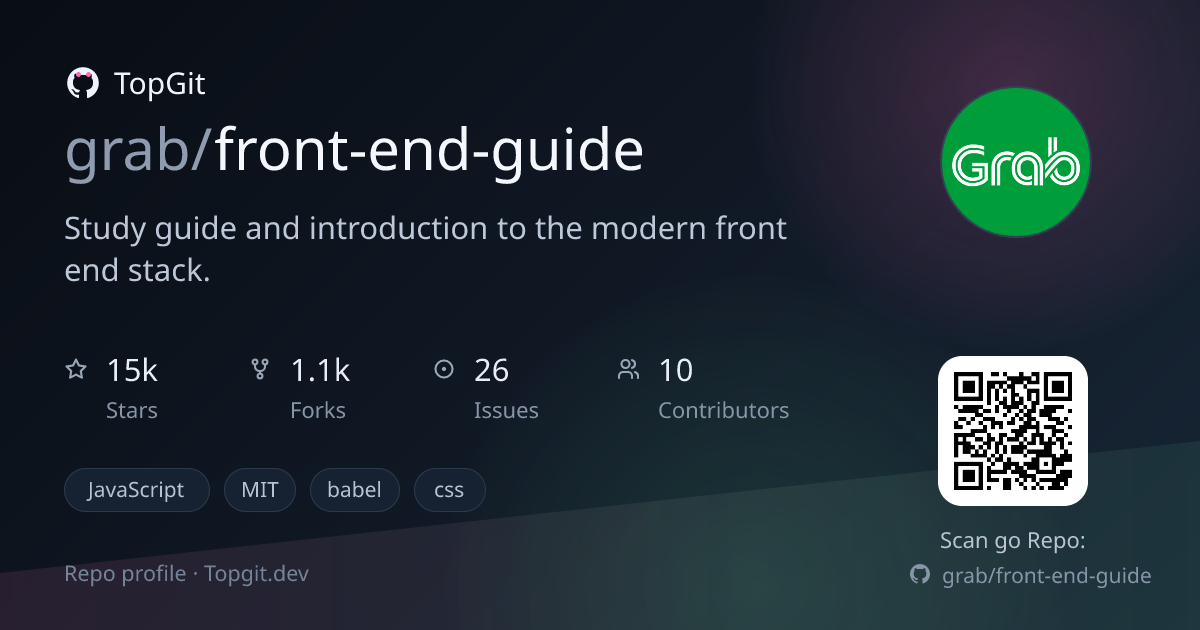 TopGit repo profile image for grab/front-end-guide