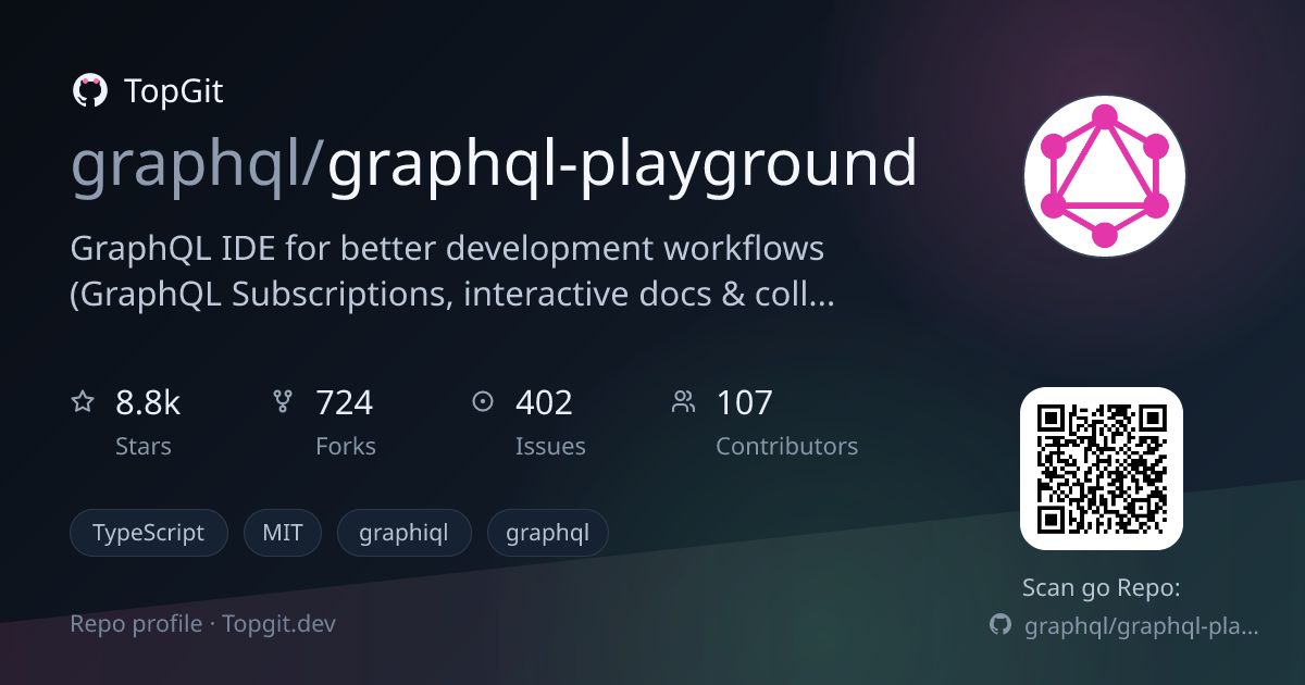 TopGit repo profile image for graphql/graphql-playground
