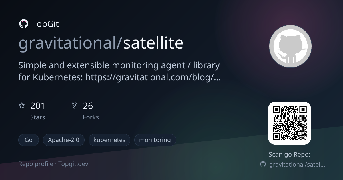 TopGit repo profile image for gravitational/satellite