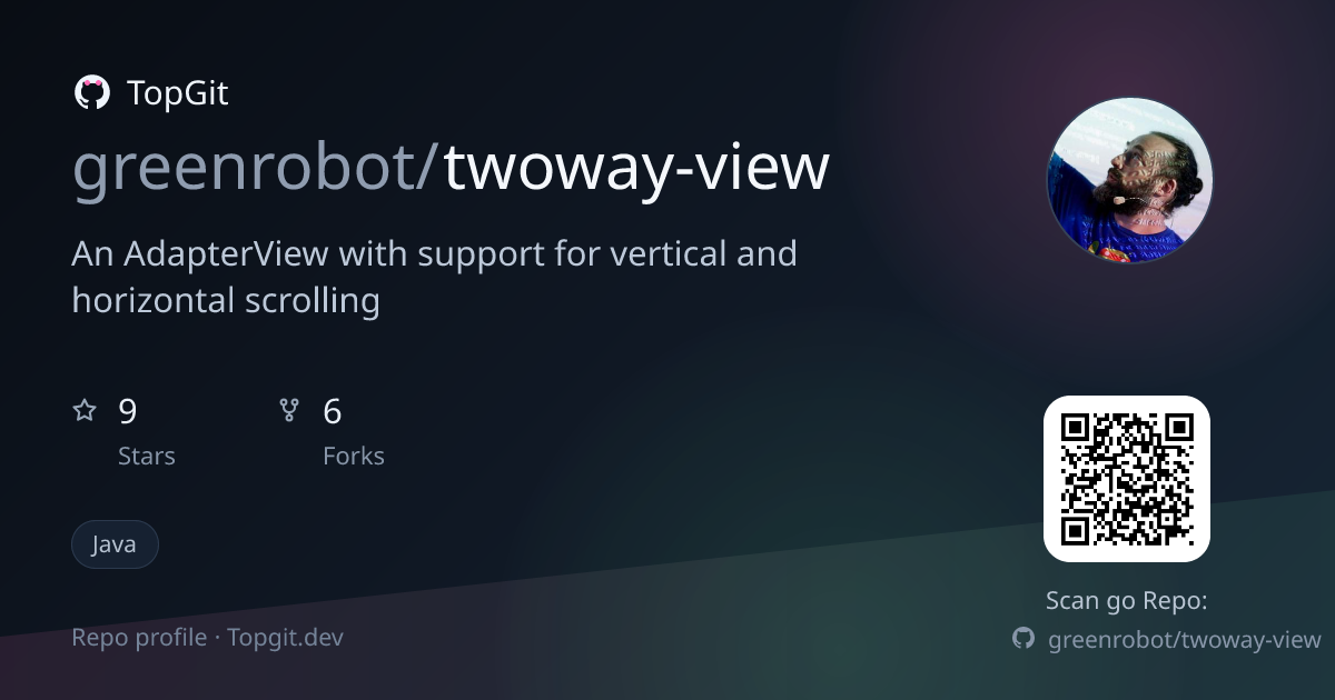 TopGit repo profile image for greenrobot/twoway-view