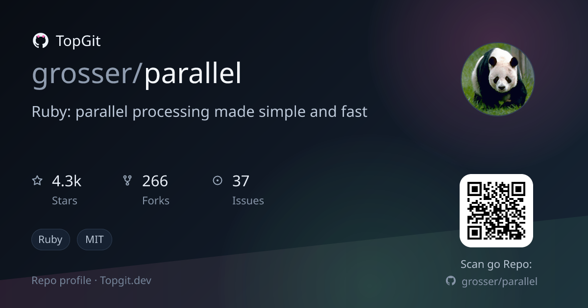 TopGit repo profile image for grosser/parallel