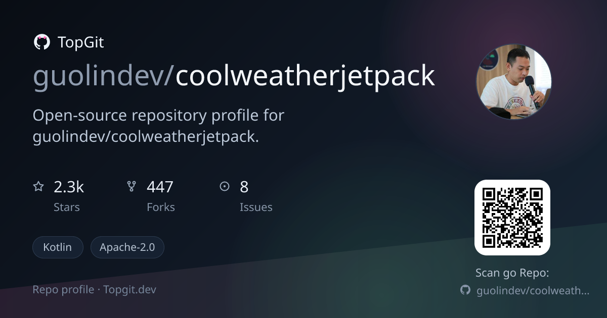 TopGit repo profile image for guolindev/coolweatherjetpack