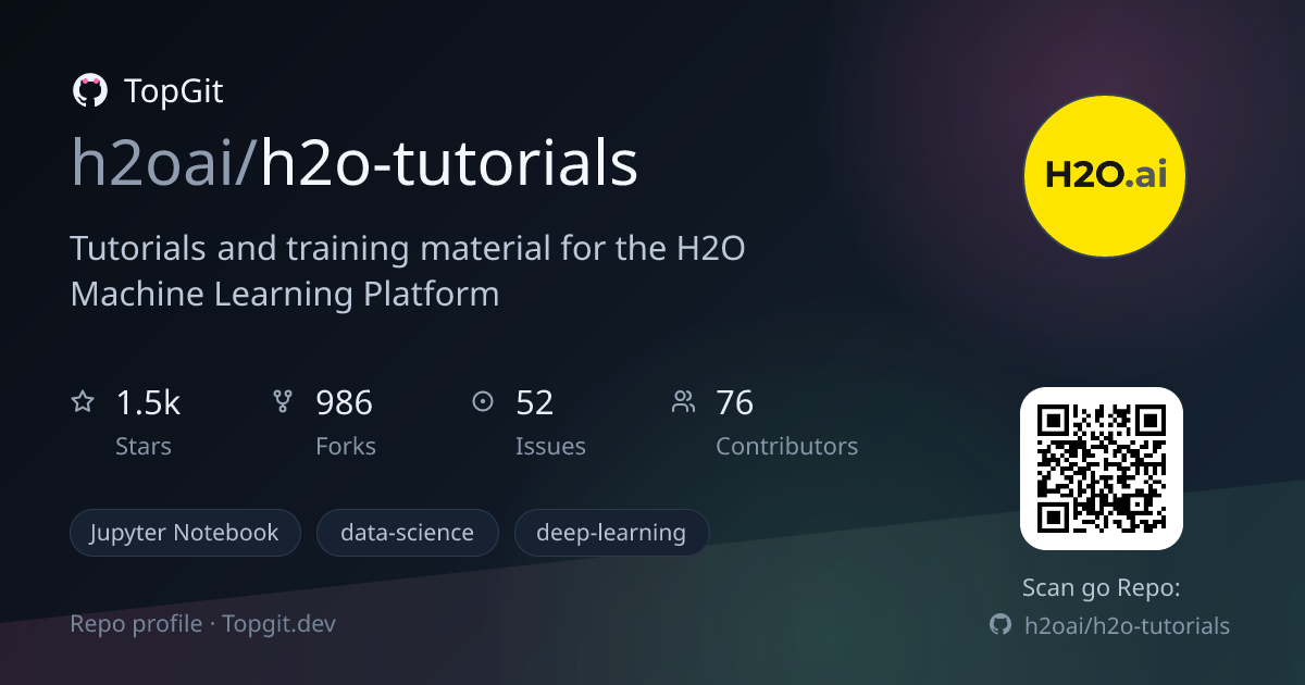 TopGit repo profile image for h2oai/h2o-tutorials