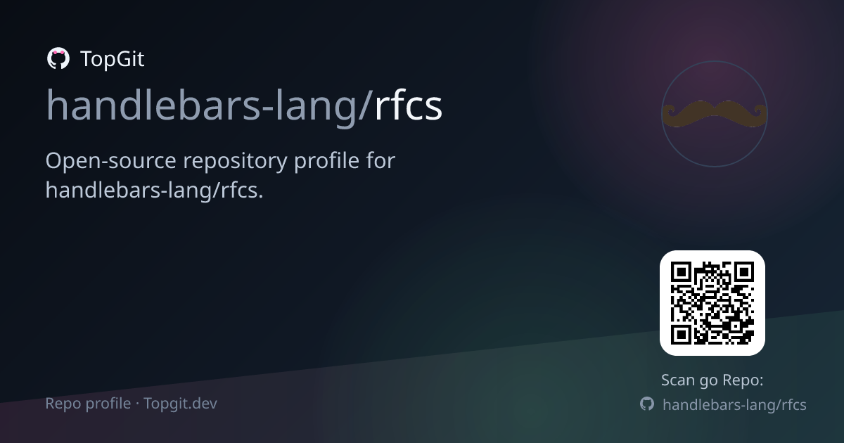 TopGit repo profile image for handlebars-lang/rfcs