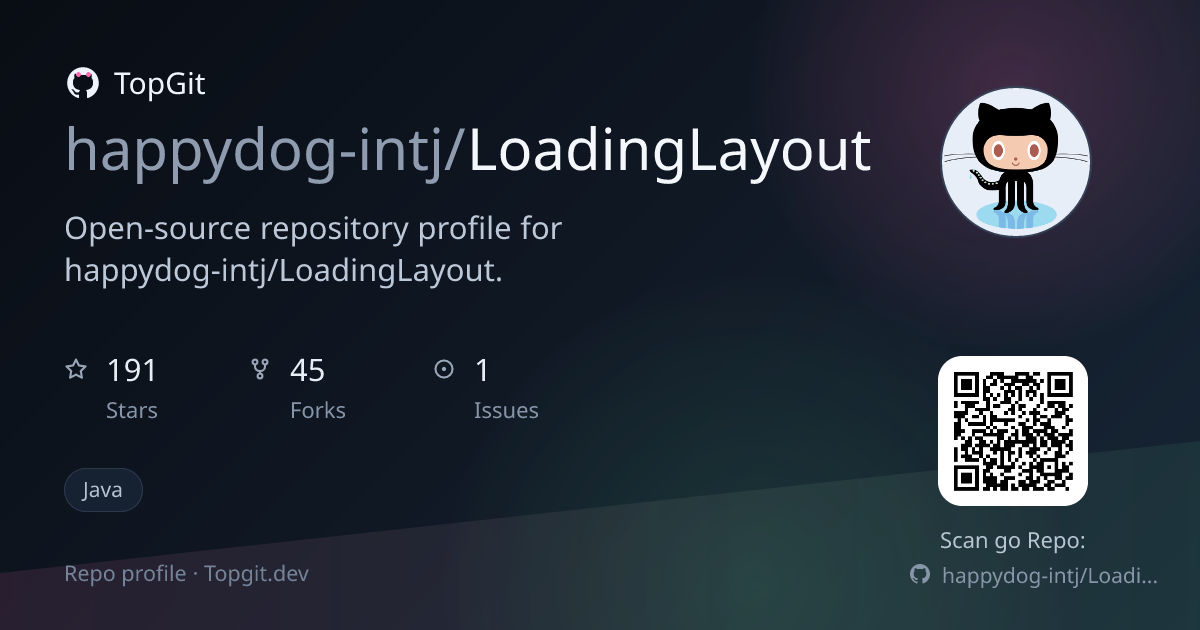 TopGit repo profile image for happydog-intj/LoadingLayout