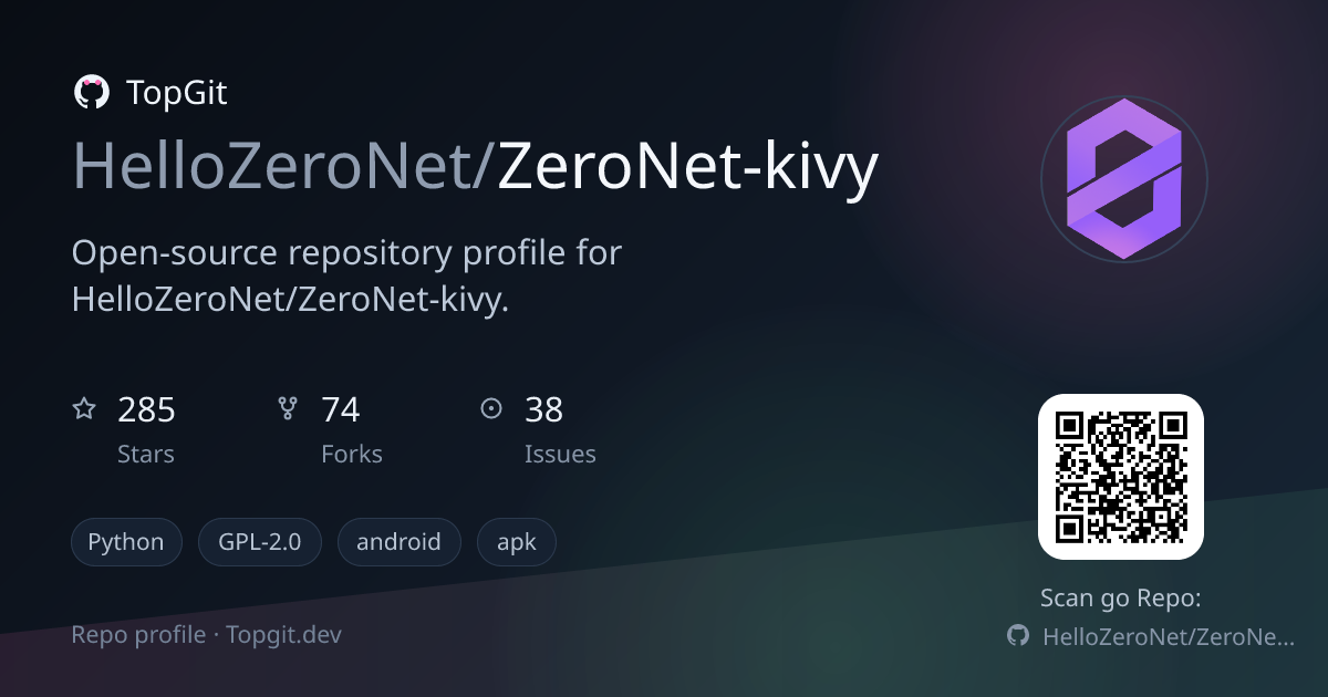 TopGit repo profile image for HelloZeroNet/ZeroNet-kivy