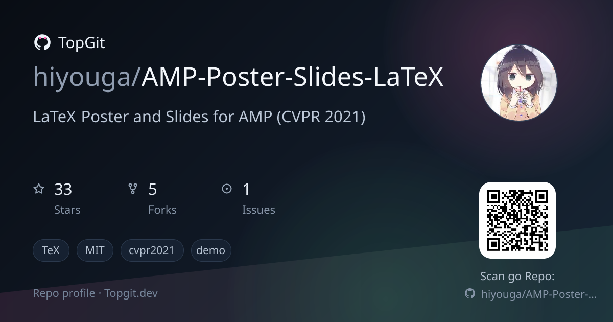 TopGit repo profile image for hiyouga/AMP-Poster-Slides-LaTeX