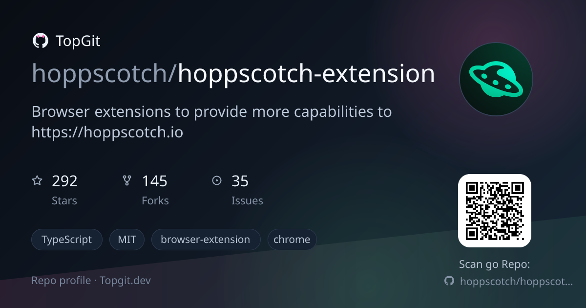 TopGit repo profile image for hoppscotch/hoppscotch-extension