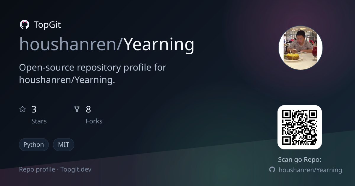 TopGit repo profile image for houshanren/Yearning