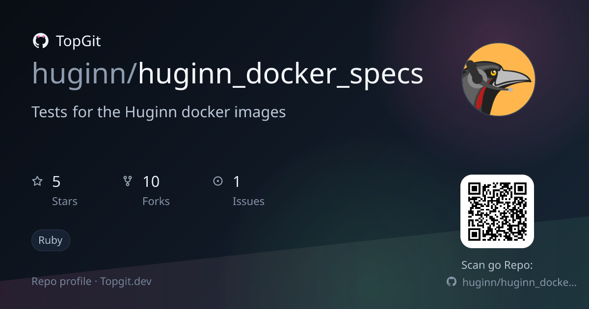 TopGit repo profile image for huginn/huginn_docker_specs