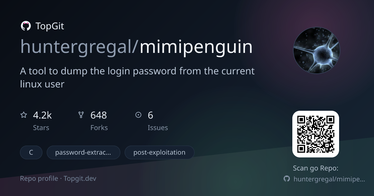 TopGit repo profile image for huntergregal/mimipenguin