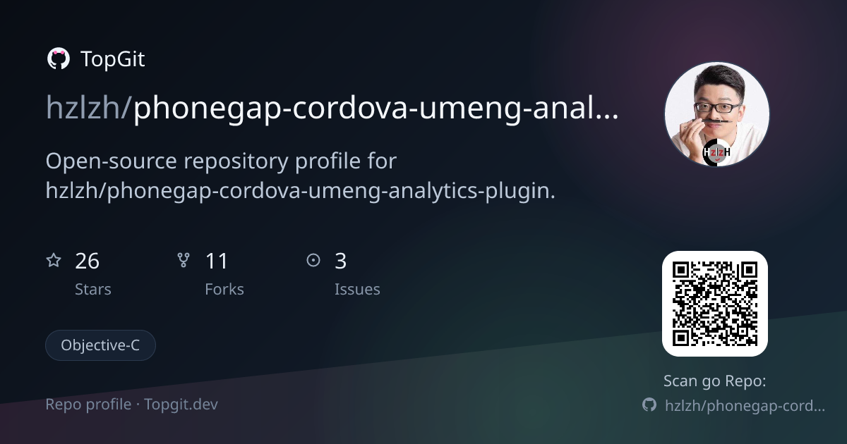 TopGit repo profile image for hzlzh/phonegap-cordova-umeng-analytics-plugin