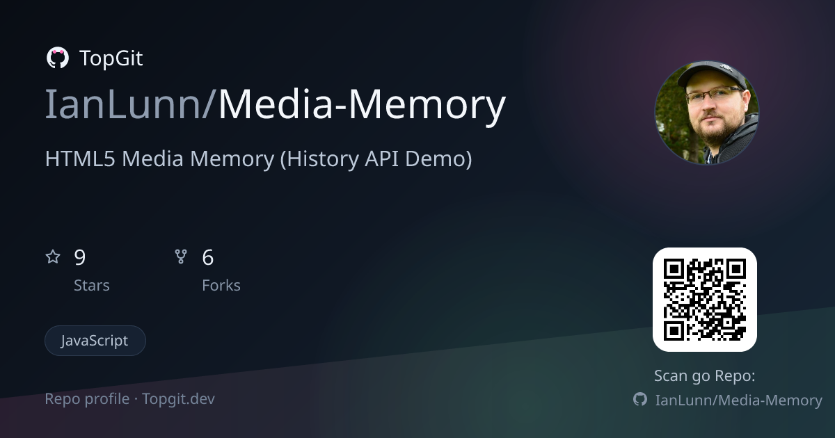 TopGit repo profile image for IanLunn/Media-Memory