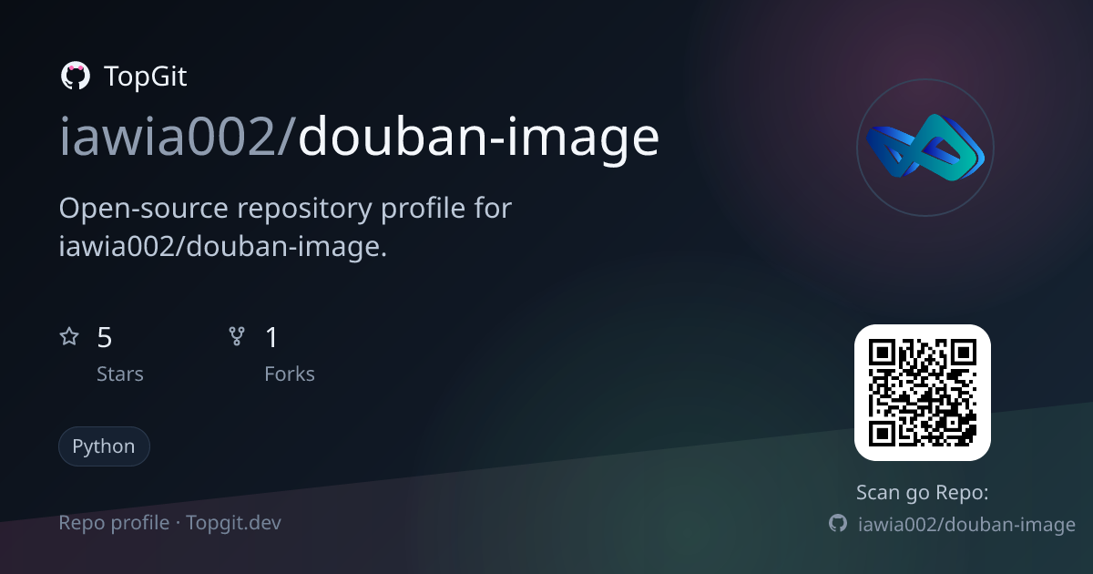 TopGit repo profile image for iawia002/douban-image