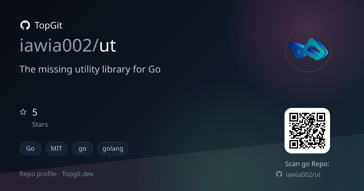 TopGit repo profile image for iawia002/ut