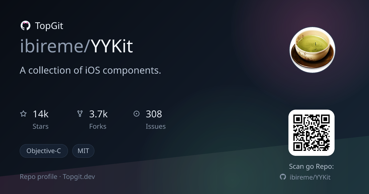 TopGit repo profile image for ibireme/YYKit