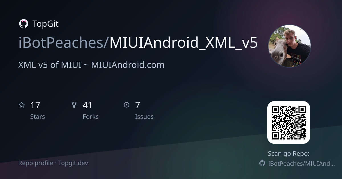TopGit repo profile image for iBotPeaches/MIUIAndroid_XML_v5