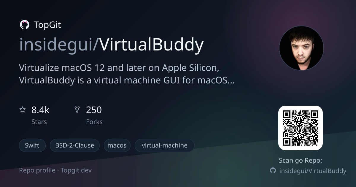 TopGit repo profile image for insidegui/VirtualBuddy