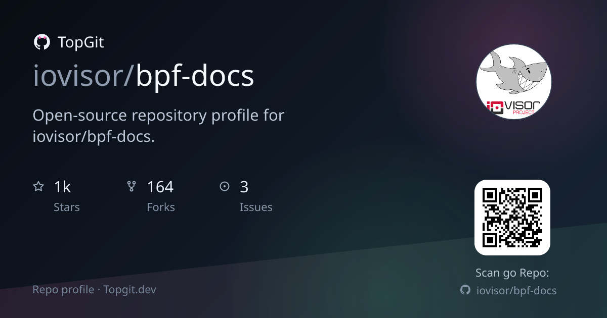 TopGit repo profile image for iovisor/bpf-docs