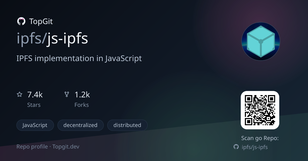 TopGit repo profile image for ipfs/js-ipfs