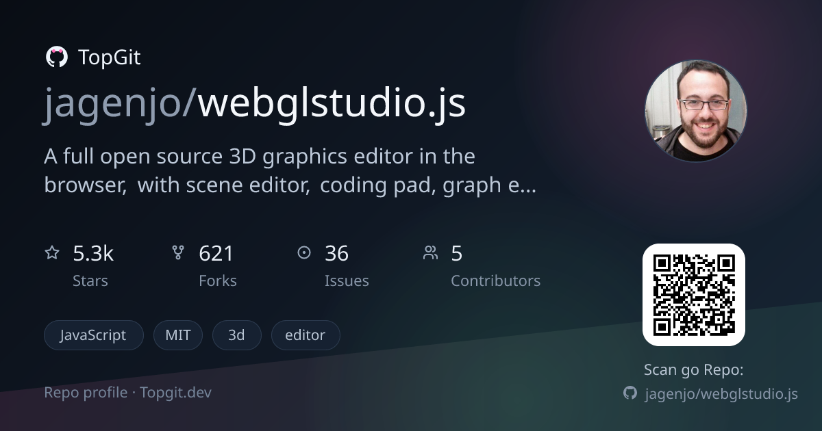 TopGit repo profile image for jagenjo/webglstudio.js