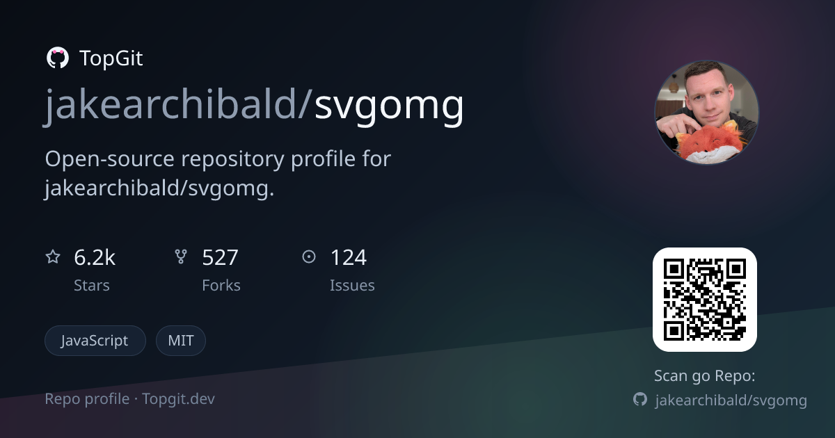 TopGit repo profile image for jakearchibald/svgomg