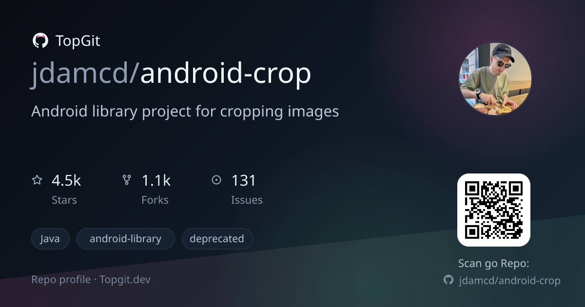 TopGit repo profile image for jdamcd/android-crop