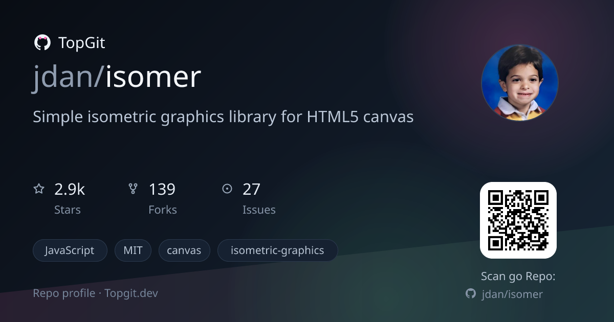 TopGit repo profile image for jdan/isomer
