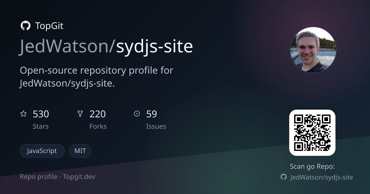 TopGit repo profile image for JedWatson/sydjs-site