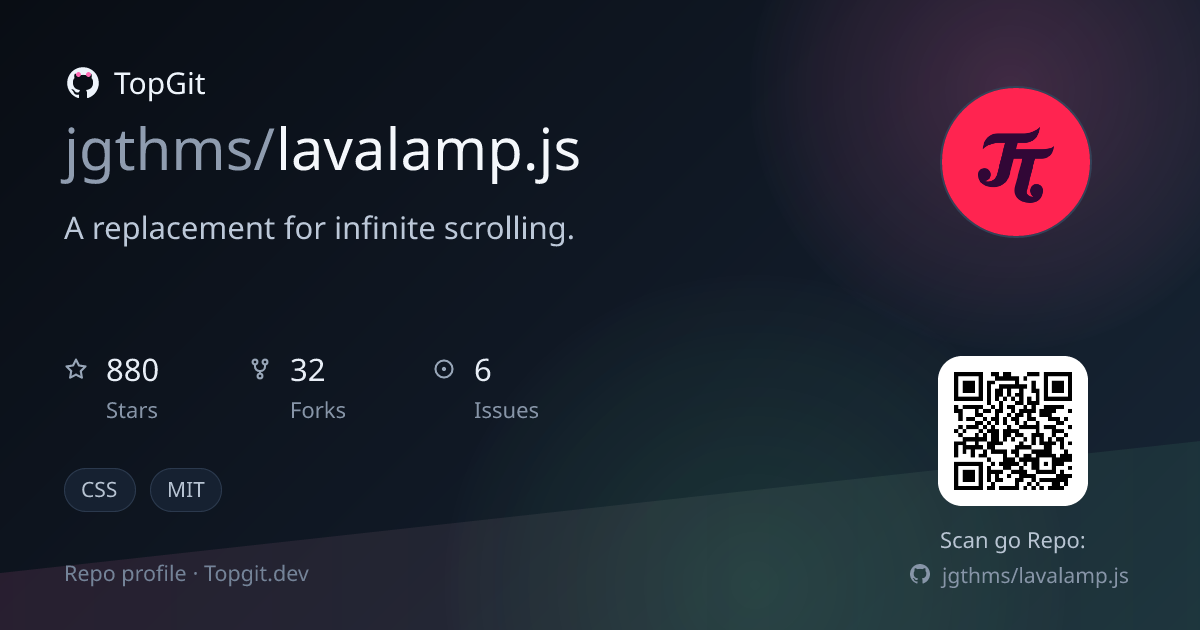 TopGit repo profile image for jgthms/lavalamp.js
