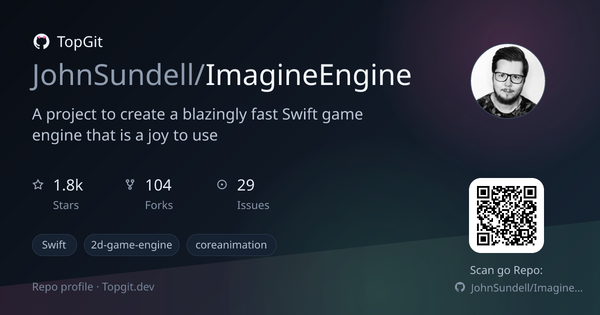 TopGit repo profile image for JohnSundell/ImagineEngine