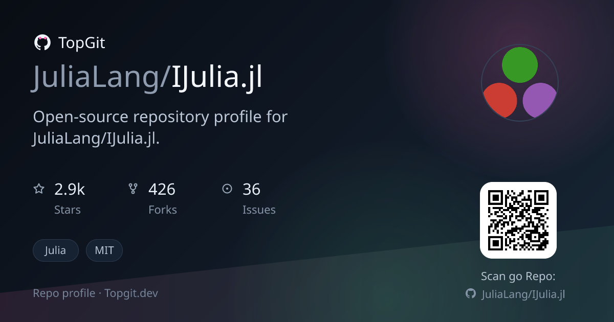 TopGit repo profile image for JuliaLang/IJulia.jl