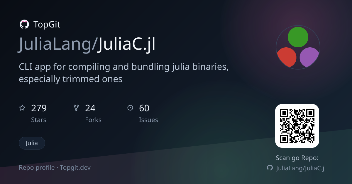 TopGit repo profile image for JuliaLang/JuliaC.jl