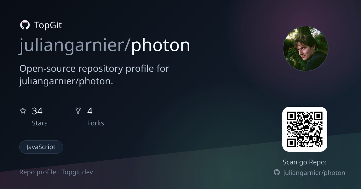 TopGit repo profile image for juliangarnier/photon