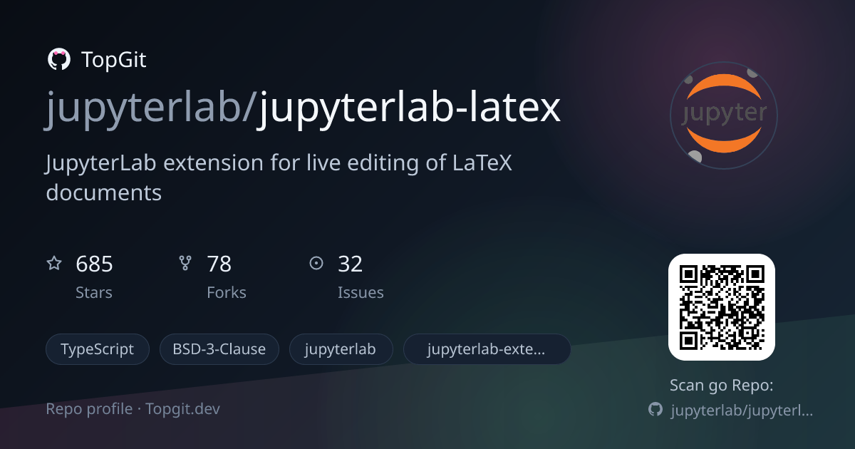 TopGit repo profile image for jupyterlab/jupyterlab-latex